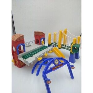 Fisher Price GeoTrax Grand Central Station And Railroad Incomplete (Parts)